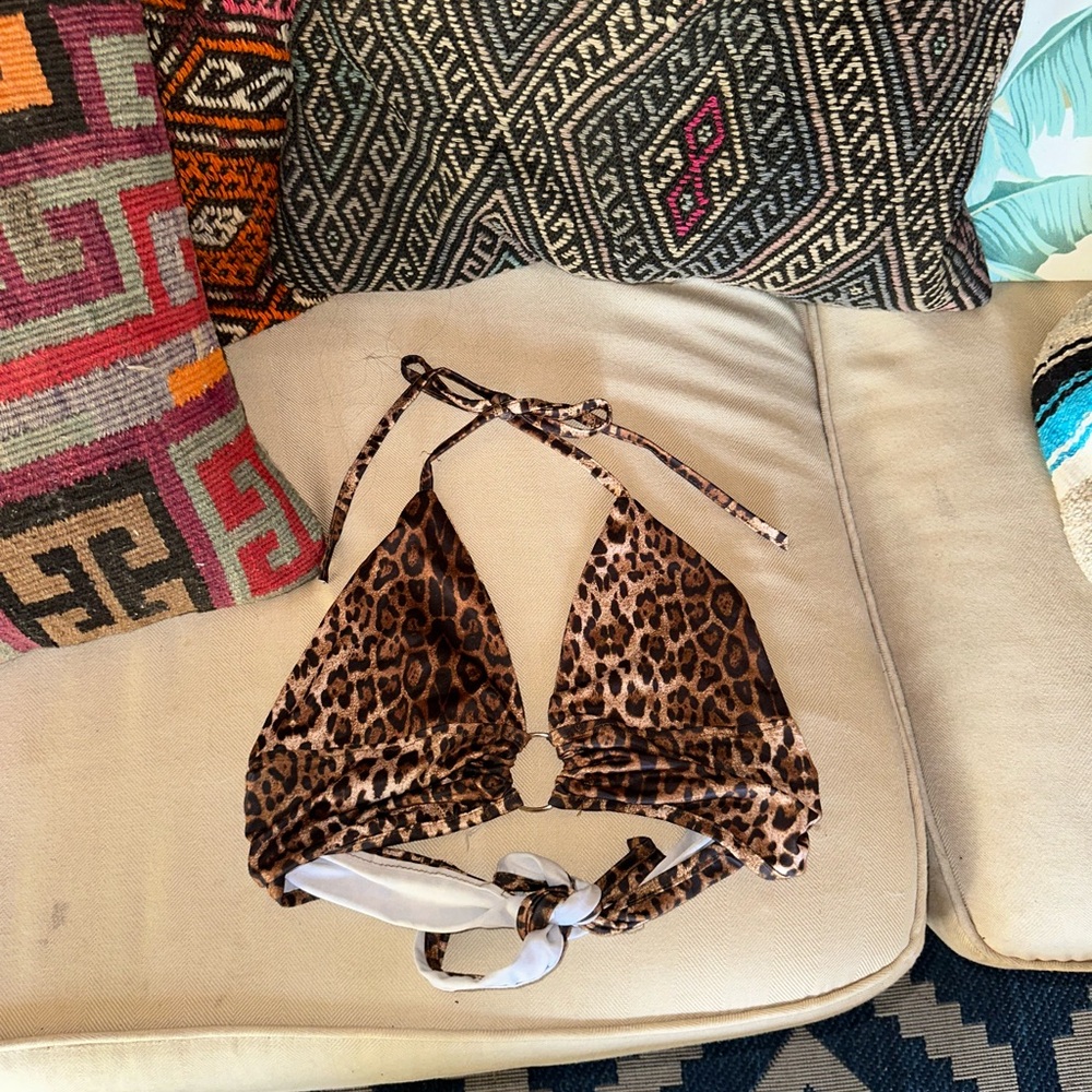 Leopard Print halter Top